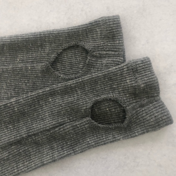 🌼 Alternative Lightweight Jersey Rib Sleeve Open Cardigan in Eco Grey S NEW - Picture 6 of 9